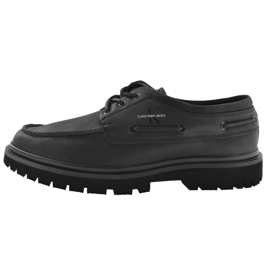 Calvin Klein Jeans Hybrid Boat Shoes Black Mainline Menswear Denmark